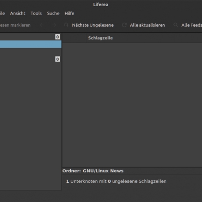 programmvorstellung: liferea
