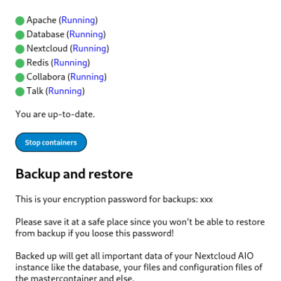 nextcloud aio