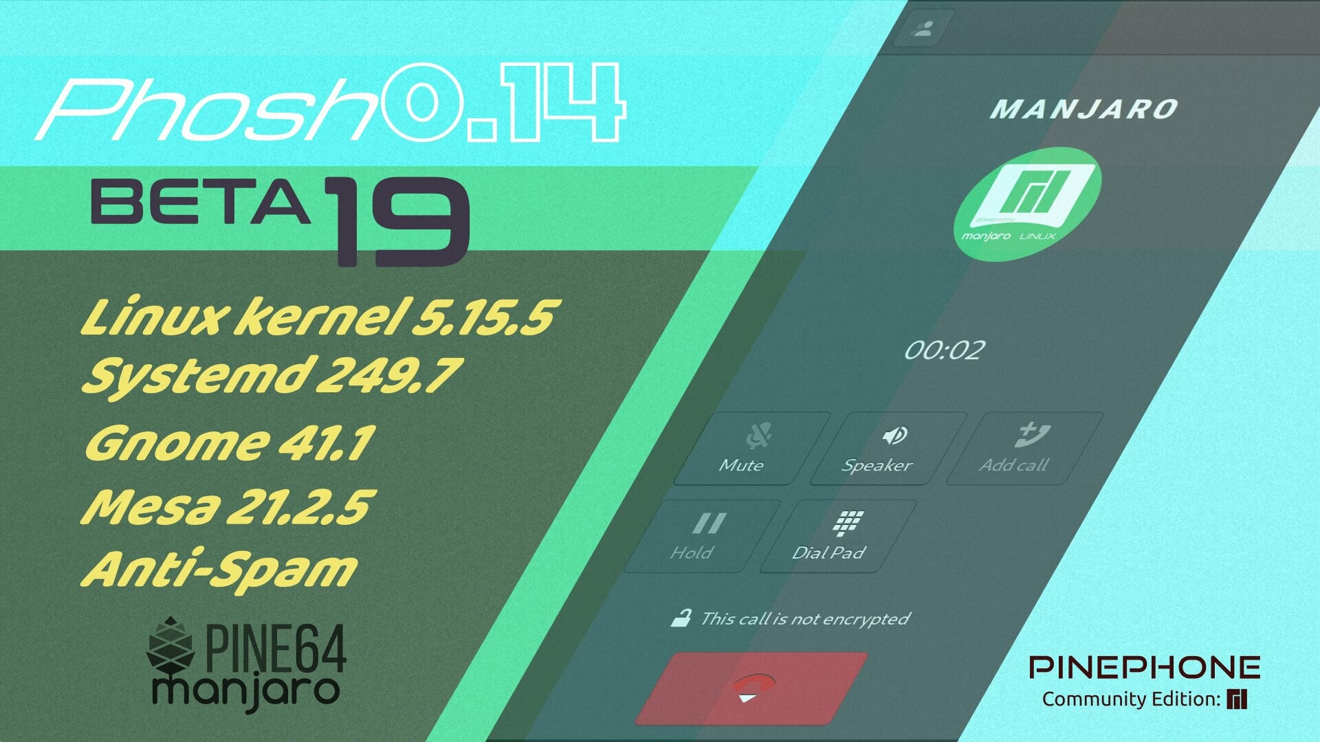 erste beta von manjaro arm für das pinephone pro