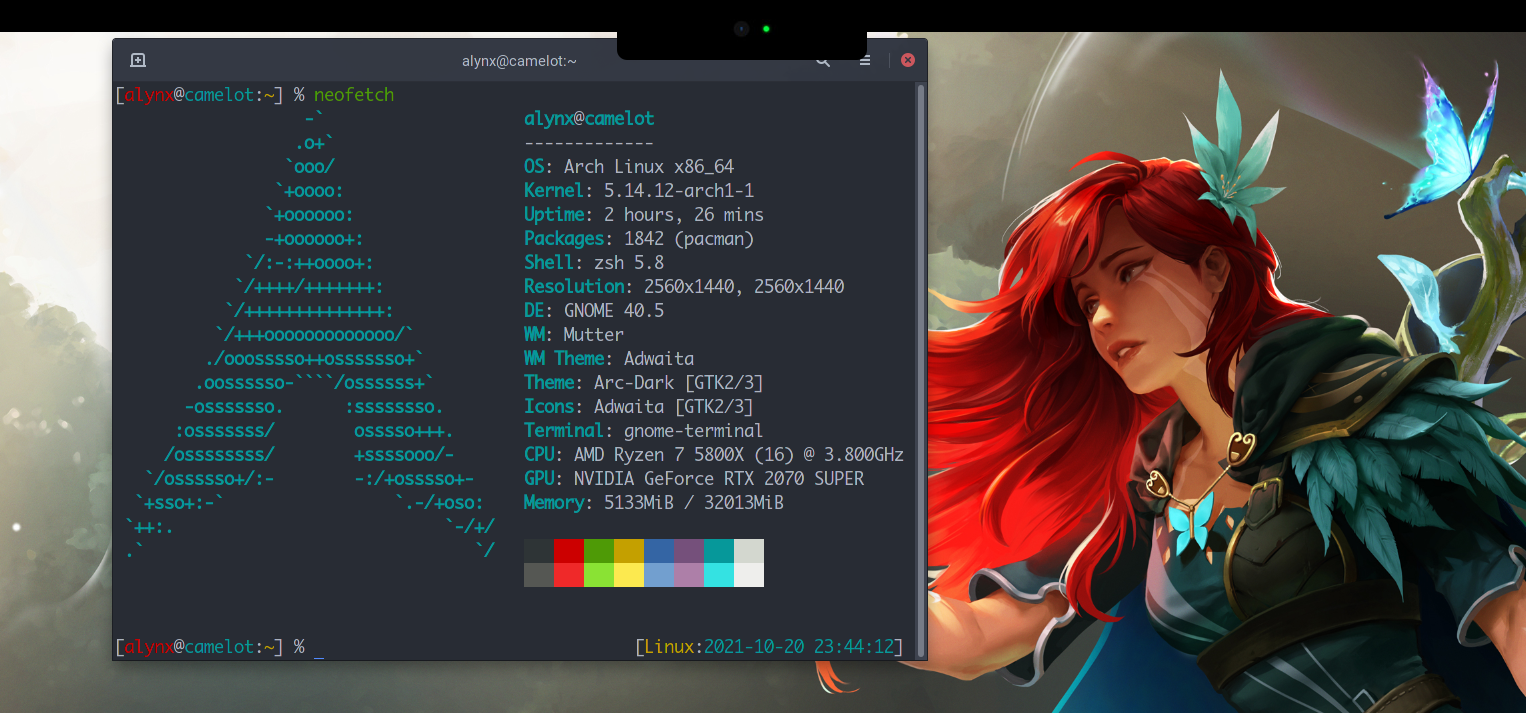 inotch für gnome shell