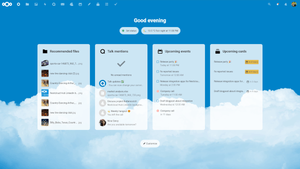 nextcloud 20.0.5 / 19.0.7 / 18.0.13 veröffentlicht