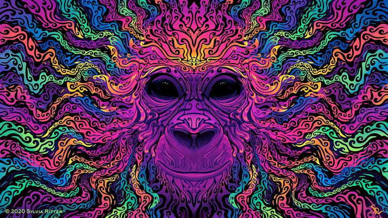 sylvia ritter malt den groovy gorilla