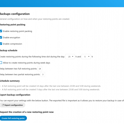 nextcloud backup app steht zum testen bereit
