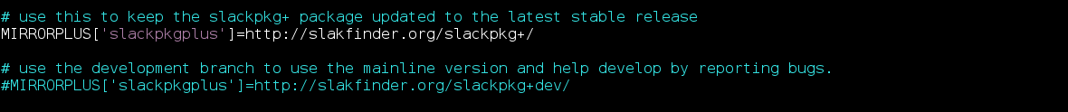 slackpkg+ mirror