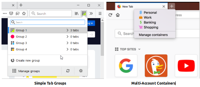 ordnung im browser