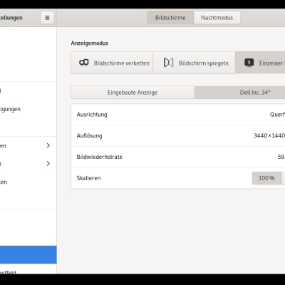 monitoreinstellungen für gdm übernehmen