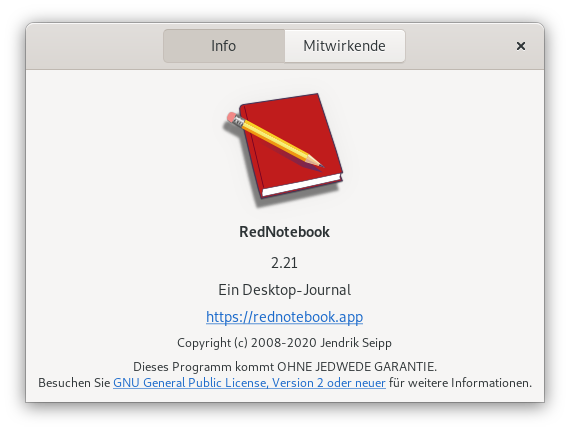 serie: strukturierte notizen - rednotebook