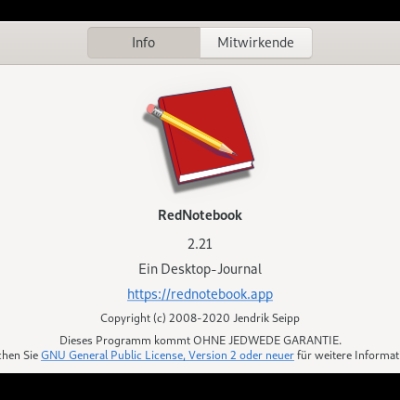 serie: strukturierte notizen - rednotebook
