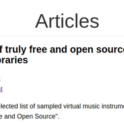 nachtrag: freie sample-libraries 