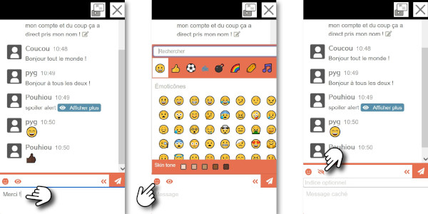 chatten bei peertube livestreams