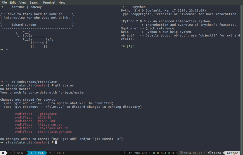 tmux - der terminal-multiplexer