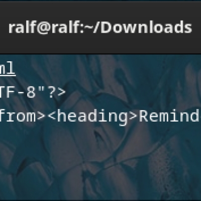 xml im terminal formatieren