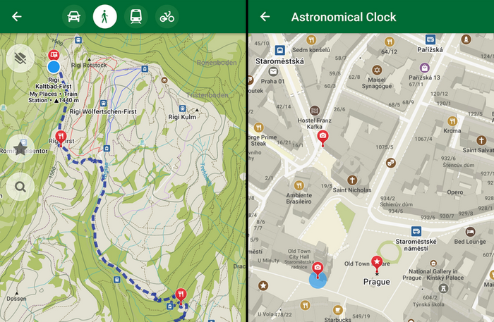 organic maps als alternative zu osmand