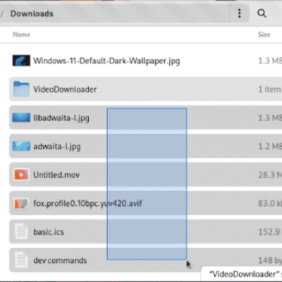 neue listenansicht für nautilus