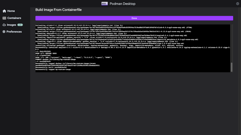 podman desktop