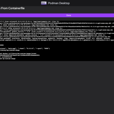 podman desktop