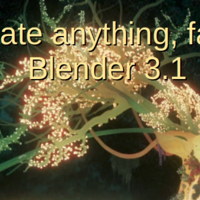 blender 3.1 erschienen