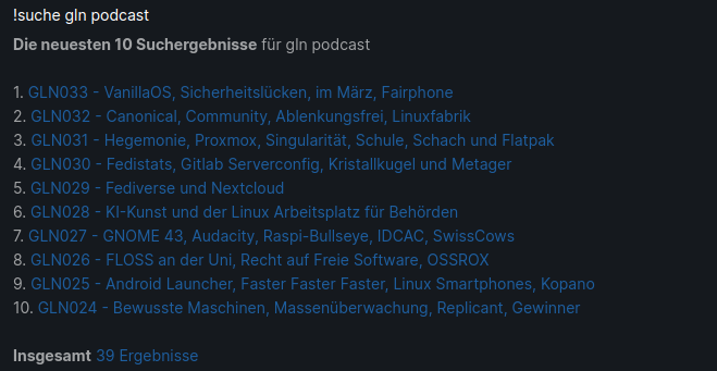 frag den gnu/linux.ch bot