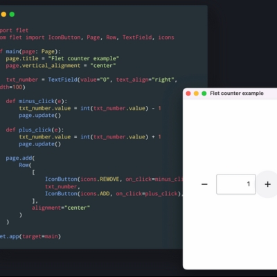 flutter-apps mit flet in python schreiben