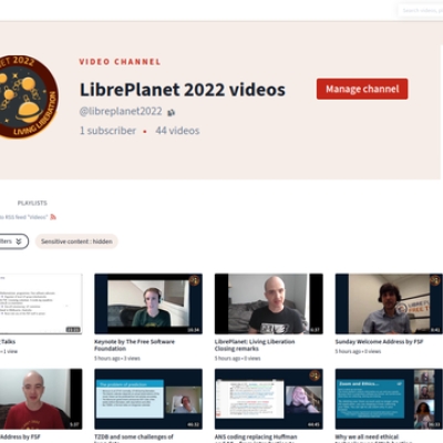 libreplanet 2022 - die videos sind da