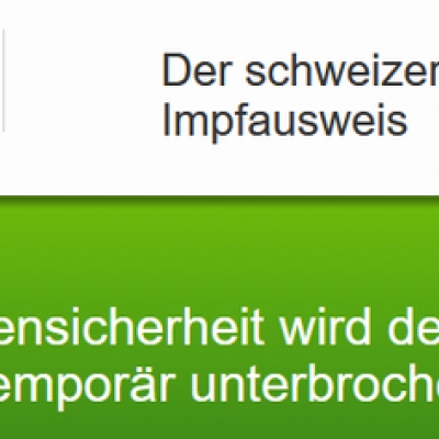 schweizer impfausweis vom netz genommen