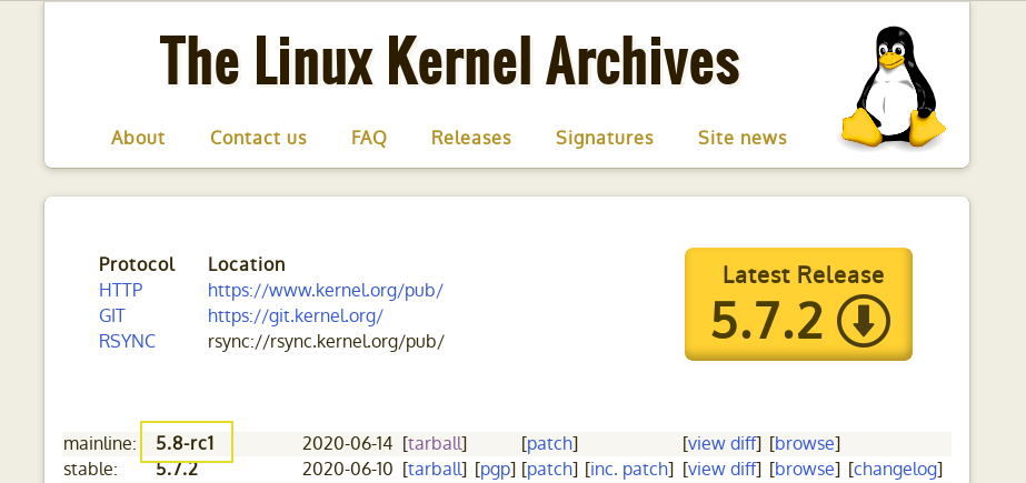 linux 5.8 rc1
