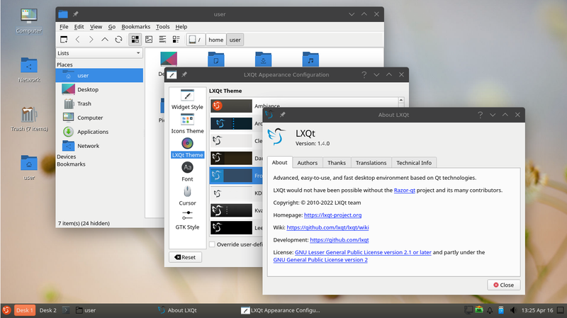 lxqt 1.4 ist da