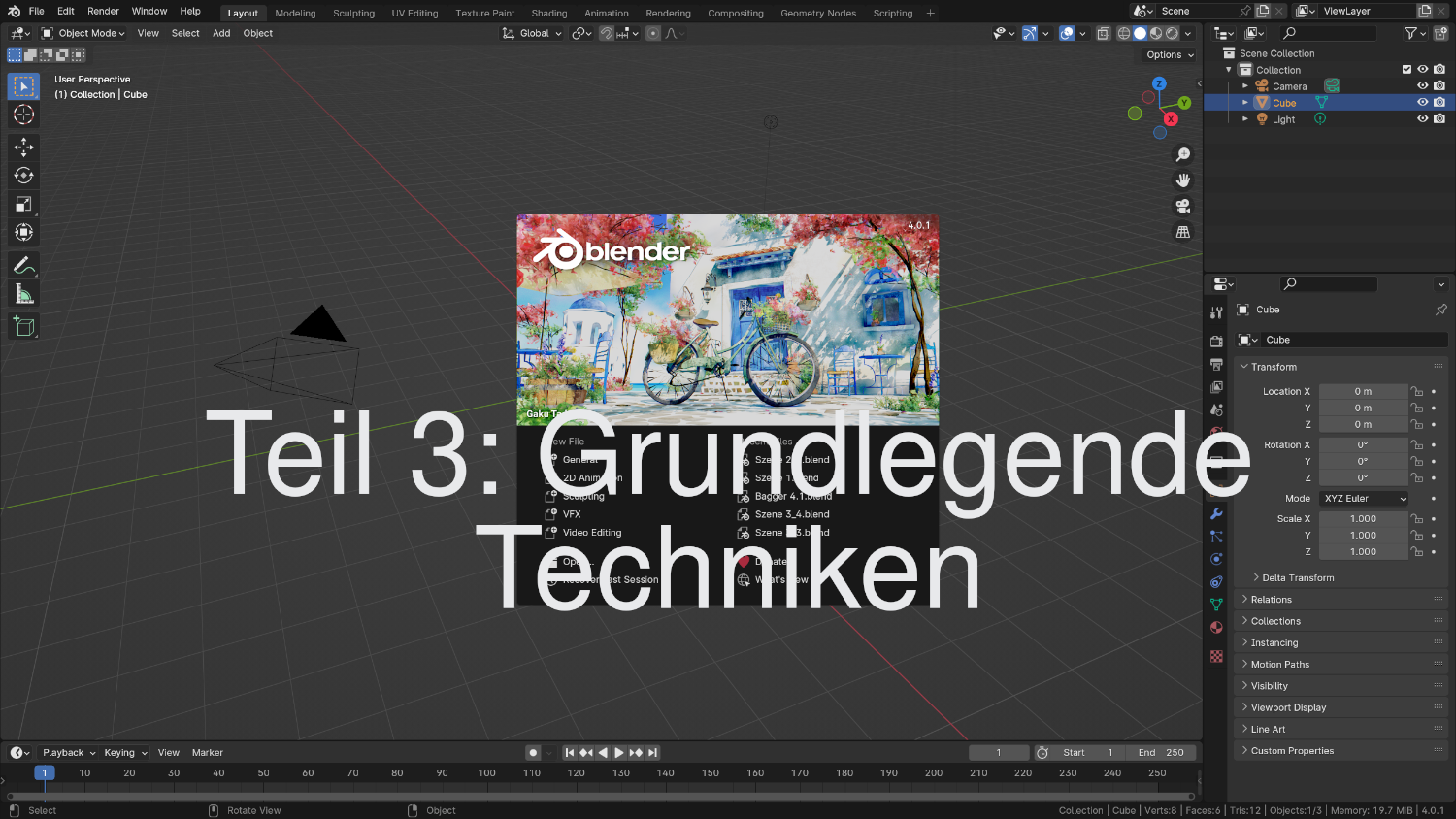 blender-serie teil 3: grundlegende techniken