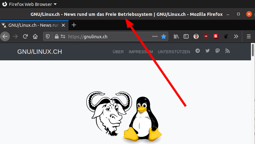 mehr platz für firefox
