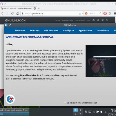 openmandriva lx kurztest