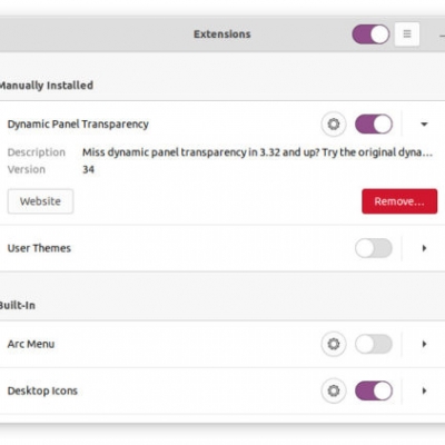 gnome extensions verwaltet ab version 40 die erweiterungen