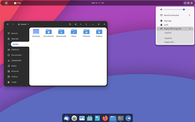 orchis - ein gnome theme mit runden ecken