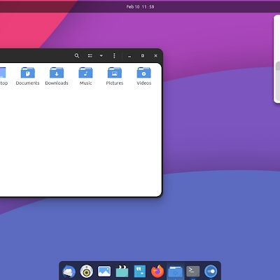 orchis - ein gnome theme mit runden ecken