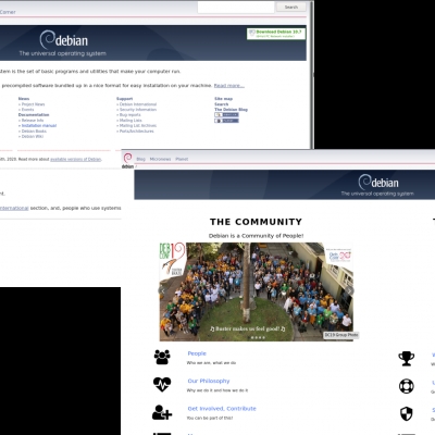 webseite des debian projektes überarbeitet