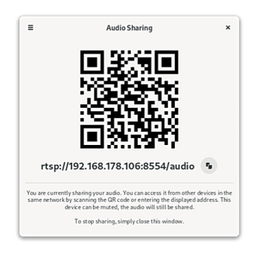 audio sharing