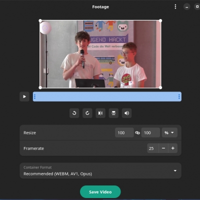 einfache videobearbeitung mit footage