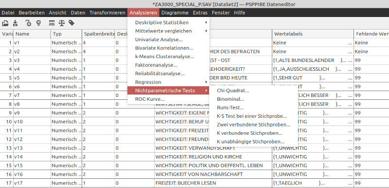 „people should prefer pspp“ -  open source software für datenaufbereitung, datenanalyse und statistik