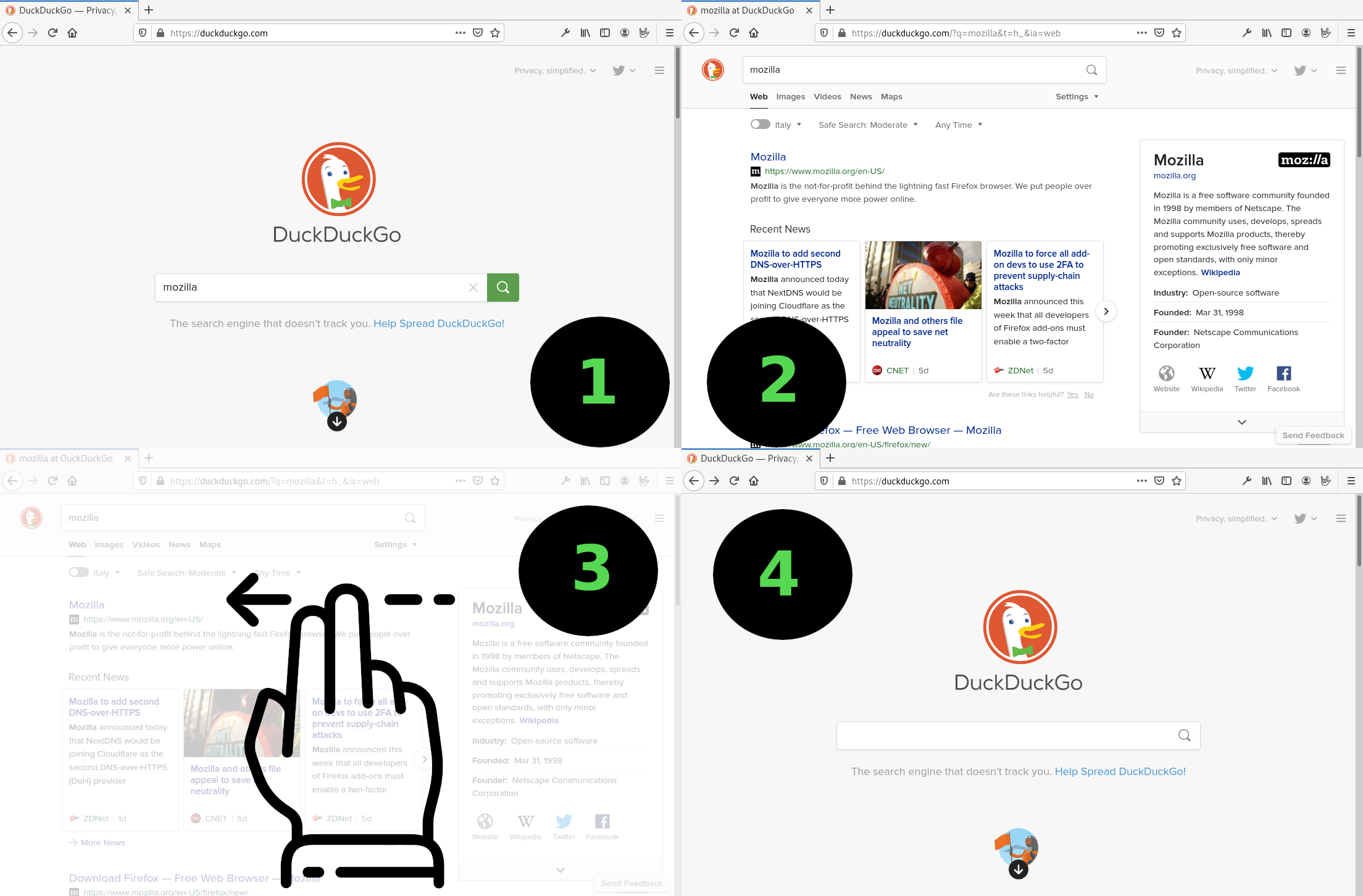 touchpad-gesten zur navigation in firefox