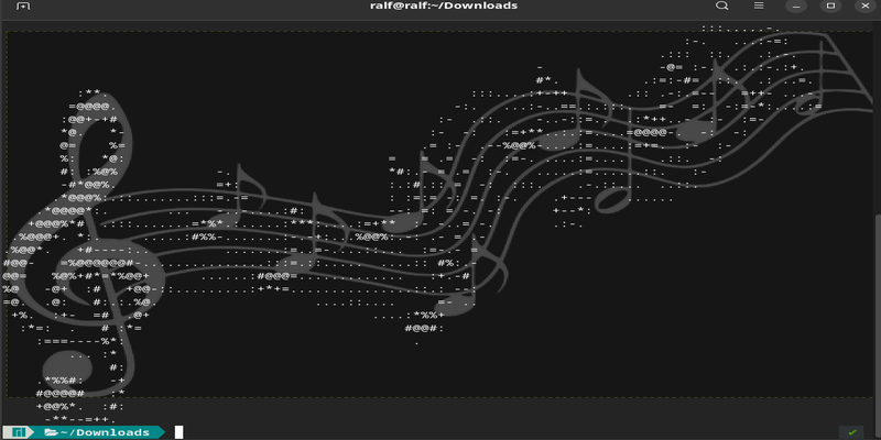musik im terminal