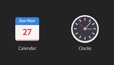 dynamische kalender- und uhr-icons