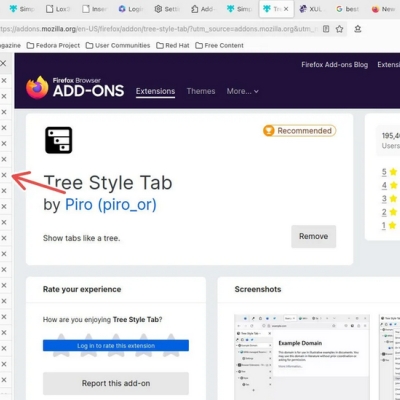 firefox: vertikale tabs