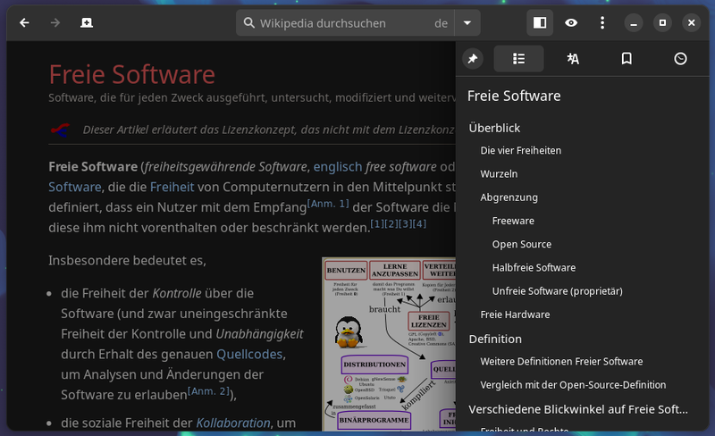 wike - wikipedia auf dem desktop