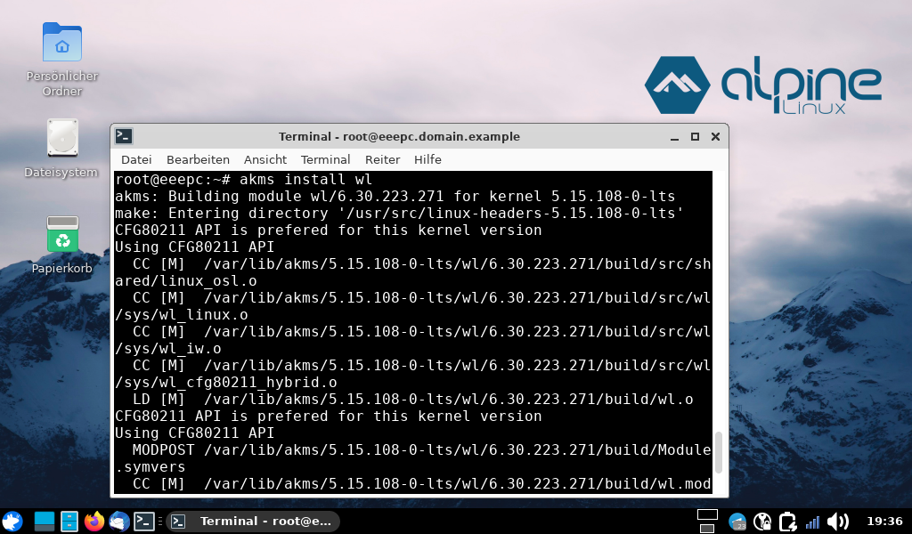 out-of-tree kernelmodule mit akms