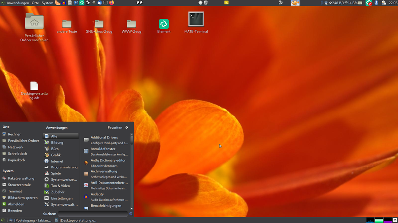 fabians desktop