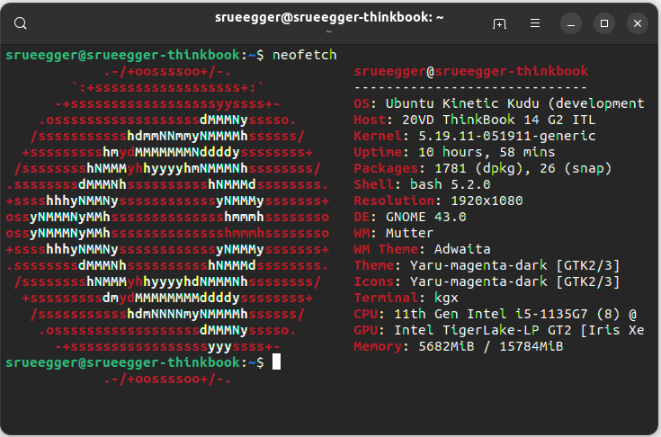 ubuntu 22.10 - eine liebeserklärung
