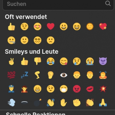 animierte emojis im matrix messenger