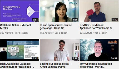 videos der nextcloud konferenz 2020