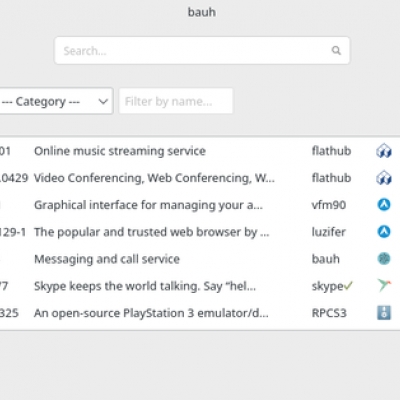 appimages, aur, flatpaks und snaps mit bauh verwalten