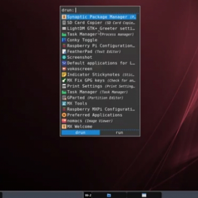 mx linux fluxbox editon für den raspberry pi