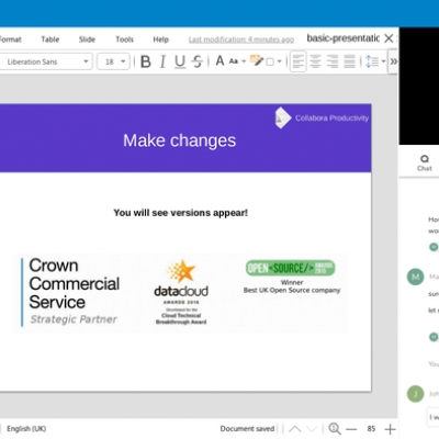 nextcloud talk integriert dateien